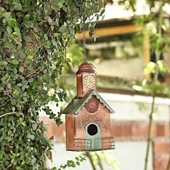 Metal Church Birdhouse For Outside Bird Houses Hanging - As Pic