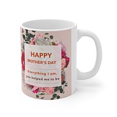 Happy Mother's Day Floral Theme Mug 11oz - One Size