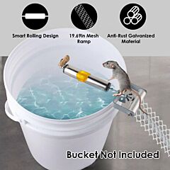 Reusable Mice Rat Mouse Killer Roll Trap Log Rolling Mouse Catcher Rodent Traps Mouse Control - Silver