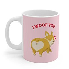 I Woof You Dog Lovers Mug - One Size