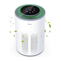 Home Allergies Pets Hair Odor Eliminators, Aromatherapy Diffuser And Auto Mode, Quiet Air Cleaner  With 2 In 1 Air Purifier With H13 Filters  For Office, Home, Bedroom - White