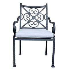 Arm Chair, Blue, Set Of 2 - Blue