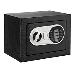 17e Home Use Upgraded Electronic Password Steel Plate Safe Box Black  Xh - Black