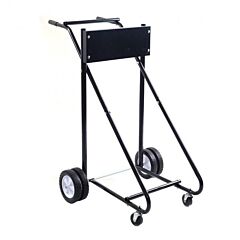 315 Lbs Outboard Heavy Duty Boat Motor Stand Carrier Cart Dolly - Black