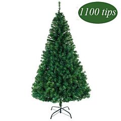 Alightup 7ft 1100 Branch Christmas Tree, Artificial Pine Tree Home Holiday Christmas Decorarion Rt - As Pic