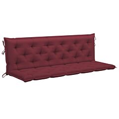 Cushion For Swing Chair Wine Red 70.9" Fabric - Red