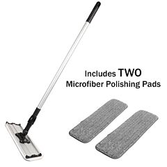 360° Swivel Self Wringing Microfiber Spray Mop Kit Floor Cleaner W/ 2pc Pads - 24x4in