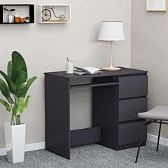 Desk Gray 35.4"x17.7"x29.9" Chipboard - Grey