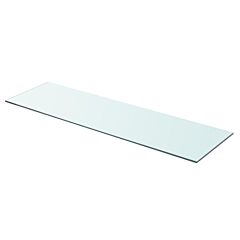 Shelf Panel Glass Clear 35.4"x9.8" - Transparent