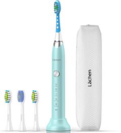 Electric Toothbrush, Lächen Sonic Toothbrushes With 4 Brush Heads, 5 Modes, Smart Timer, Travel Bag, Usb Rechargeable Toothbrush, Fast Charge For 60 Days Use - As Pic
