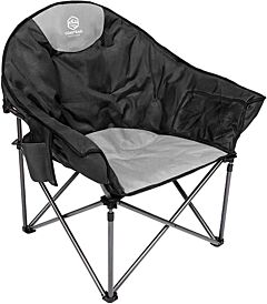 Outdoor Camping Chair Folding Chair Black - Black