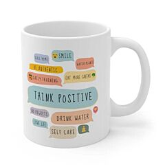 Think Positive Messages Theme Mug - One Size