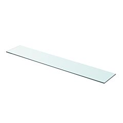 Shelf Panel Glass Clear 35.4"x5.9" - Transparent