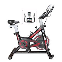 Exercise Bike Stationary Indoor Cycling Bike Home Cardio Workout--ys - As Picture