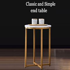Side Table/end Table - Golden