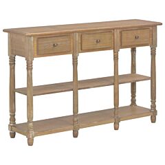 Console Table 47.2"x11.8"x29.9" Mdf - Brown