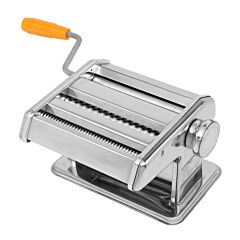 Dual-blade Multifunctional Manual Hand-cranking Operation Stainless Steel Noodle Making Machine Rt - Silver