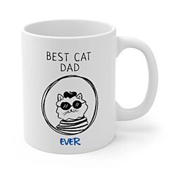 Best Cat Dad Ever Mug - One Size