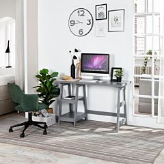 Grey Computer Desk - Grey