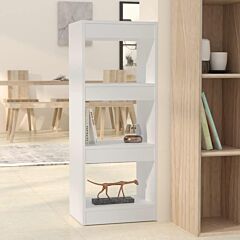 Book Cabinet/room Divider White 15.7"x11.8"x40.6" - White