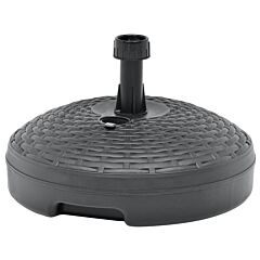 Umbrella Base Sand/water Filled 5.3 Gal Anthracite Plastic - Anthracite