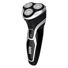 Men Electric Razor, Max-t Rechargeable Wet & Dry Rotary Electric Shaver For Men With Pop-up Trimmer Yf - Black