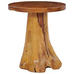 Coffee Table 15.7"x15.7" Solid Teak Wood - Brown