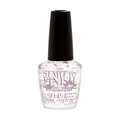Opi By Opi Opi Start To Finish Base Coat, Top Coat & Strengthener 3-in-1 Nail Treatment Mini - As Picture