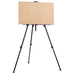 New Artist Aluminium Alloy Folding Easel Light Weight And Carry Bag Black--ys - As Picture