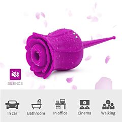 Cr-xiao Xun'er Rose Sucking Vibrator Purple - Purple