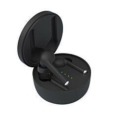 Wireless Bluetooth 5.0 Earpiece Headset Driving Trucker Earbuds Noise Cancelling - Black