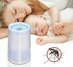 Led Electric Uv Mosquito Killer Lamp Fly Bug Insect Repellent Zapper Trap Oxa - White