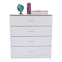 Fch Modern Simple 4-drawer Dresser White - White