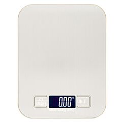 5kg/1g Electronic Kitchen Scale White--ys - As Picture