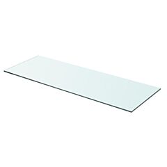 Shelf Panel Glass Clear 27.6"x9.8" - Transparent
