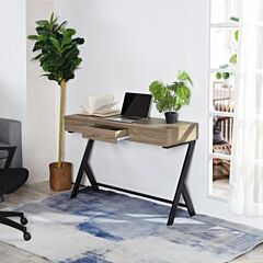 Office Writing Computer Desk 45.7 Inches With 1 Drawer - As Picture