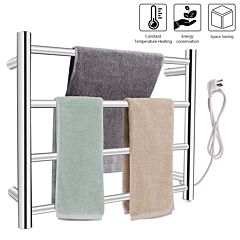 Power 80w 110v Constant Temperature 70°c Material 304 Stainless Steel Round Tube Towel Drying Rack Xh - (21.26 X 17.72 X 4.72)" / (54 X 45 X 12)cm