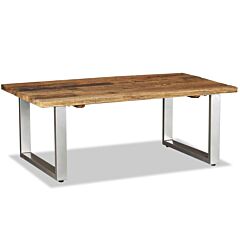 Coffee Table Solid Reclaimed Wood 39.4"x23.6"x15" - Brown