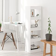 Book Cabinet/room Divider White 15.7"x11.8"x53.1" - White