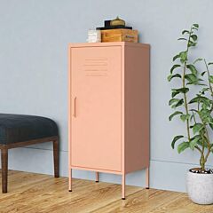 Storage Cabinet Pink 16.7"x13.8"x40" Steel - Pink