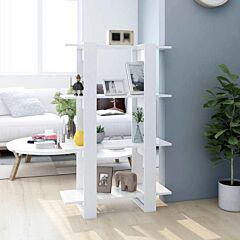 Book Cabinet/room Divider White 31.5"x11.8"x48.6" - White