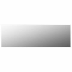 Frameless Mirror 47.2"x11.8" Glass - Silver