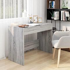 Desk Gray Sonoma 39.8"x19.7"x30.1" Chipboard - Grey