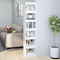 Book Cabinet/room Divider White 15.7"x11.8"x78" - White
