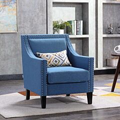 29.5'' Wide Tufted Armchair - Blue
