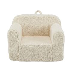Kids Armchair Toddler Couch Baby Sofa Chair With Sherpa Fabric For Boys And Girls (beige) - Beige