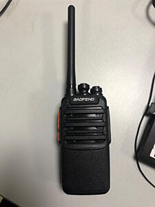 Pofung Dmr-5r Uv Dual Segment, 12864 Dot Matrix Screen 5w/2w Digital Walkie-talkie (detachable Antenna) 2800mah Battery - Black
