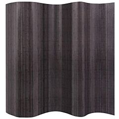 Room Divider Bamboo Gray 98.4"x65" - Grey