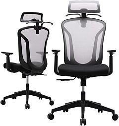 Home Office Desk Chair - Grey
