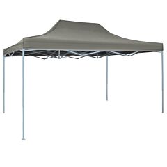 Professional Folding Party Tent 118.1"x157.5" Steel Anthracite - Anthracite